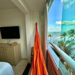 Edy hospedagens Beira-Mar flat 310 com vista para o morro do careca, piscina e localização privilegiada