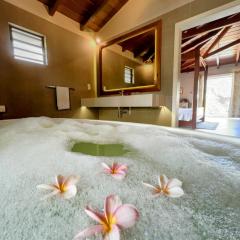 Lakaz Kannell - Cinnamon Room- Luxury Bedroom and Bathroom infinity pool