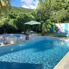 Studio Piscine Privée - 1 min à pied de la plage