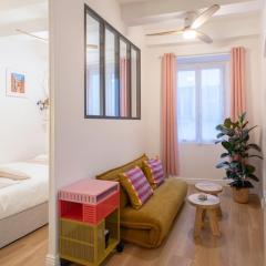 L59 Appartment La Loge Vieux Nice, central AC & WIFI