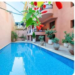 Appart cosy centre-ville piscine et terrasse