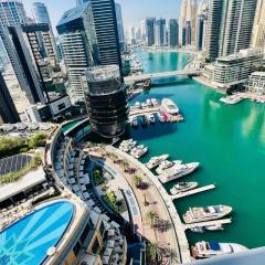 Address Marina Mall Suites - Full Marina Views, Balcony, Kitchen & Parking
