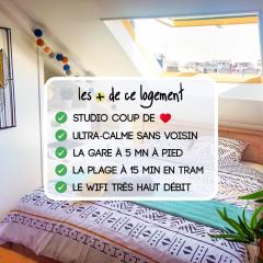 Studio "En Coeur de Ville" - Proche Mairie et Quartier Perret - Calme et Charmant