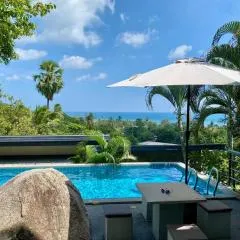 Ko Samui Seaview pool villa Paris with car