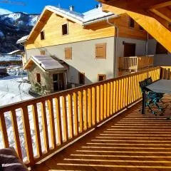 Large new T2 with terrace le dahu perché