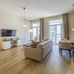 Modernes Ferienapartment Ostseemöwe mit Westbalkon