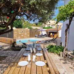 Villa Familiale avec Piscine proche de Sète et de Montpellier