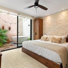 Condominio de lujo en Tulum con jacuzzi privado