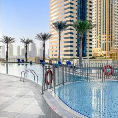 Luxury 2BRin Torch Tower with Dubai Marina Skyline Views