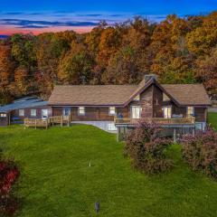 Overlook at Sleepy Creek -- Sleepy Creek Frontage, Secluded, Grill, Fire Pit, Deck, Family Friendly, Game Room, Fishing, Hammock, View, Fireplace