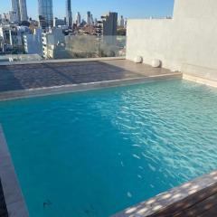 Departamento con Balcón y Pileta en Palermo Hollywood