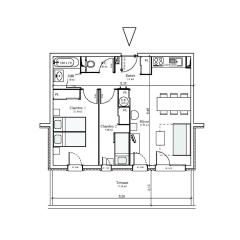 Résidence Le Criterium - Résidence Le Critérium 3 Chalet B Appartement 2 MAE-4511
