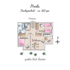 Ferienhaus Pirola - Dachgeschoss