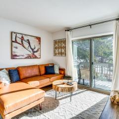 Condo with Balcony and Views - Steps to Ski Shuttle!