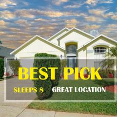 Beautiful 4 BR Home 10 Minutes to Disney