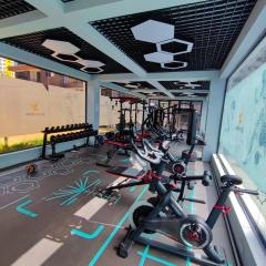 modern living three bedroom apartment with heated swimming pool fully equipped gym ample parking space children playground and a relaxing rooftop with breathtaking city views