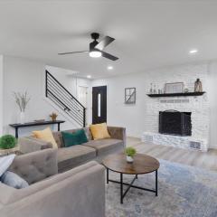 Modern family-friendly home with garage, yard