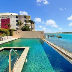 Relaxing Escape: Pool, Tennis Court, Garden Terrace & Water Views