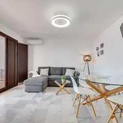 apartamento con amplio porche y bbq