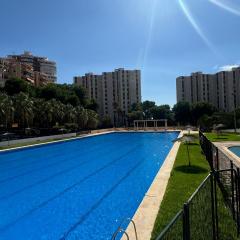Terraza vistas al mar y piscina San Juan playa by Elconserje