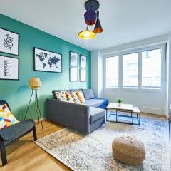 BE-1 - Joli 4 pièces tout équipé pour 1-6 pers 1er étage au centre de Mulhouse