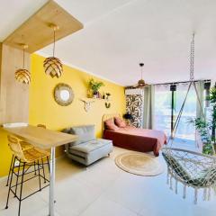 Studio Boho Clim Parking terrasse