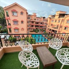 Pool view 1 BHK Near Calangute Beach