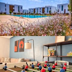 Golf View, Pool,2 min Walk to beach, Nakta Taghazout