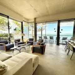Villa Mer avec vue sur le bassin