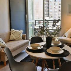 HOM I Comodo Nuevo Depto 1D1B 2PAX Santiago