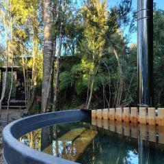 Cabaña en el bosque con opción tina caliente