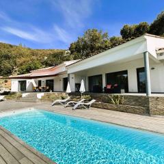 Villa Eden pour 8 personnes climatisée avec piscine chauffée et vue mer à La Londe-les-Maures