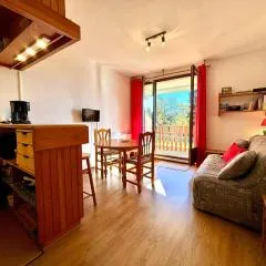 Studio skis aux pieds avec balcon et animaux admis - FR-1-432-89
