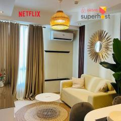 HIGHLY RECOMMENDED La Nooq MNL - Cozy 1BR Skyline view in Mandaluyong