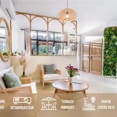 ÉROS - Loft entier avec Balnéo & Rétroprojecteur
