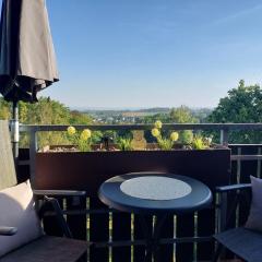 Ferienwohnung Gipfelglück mit Fernblick und Strandkorb