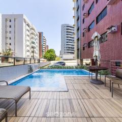 Apartamento c/ Piscina 500m da Praia SOH1102