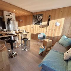 Charmant 2 pièces + cabine à Megève, proche remontées et parking inclus - FR-1-597-185