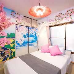 A 3rooms MAX8people 6min Shinjuku 11min Shibuya 12min walk Ikebukuro LEON RESORT IKEBUKURO traditional Japanese room 池袋 最大8名