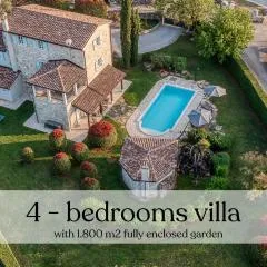 Villa Paolina with hot tub