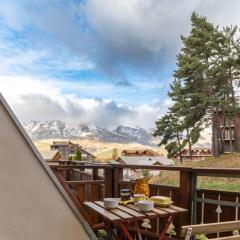 Le Devoluy, appartement pour 6 avec balcon