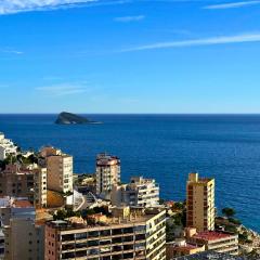 Ático Cala de Benidorm Vista al mar Piscina y Parking