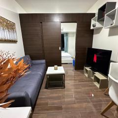 Queen size bed at Air Ayala Ave Makati