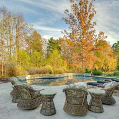 15 Mi to UNC Elegant Retreat with Patio and Pavilion!