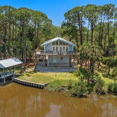 Cove bay front with dock