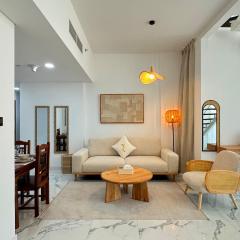 Chic 2BR Oasis - Near Masdar Park & City Centre