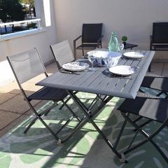 Charmant appartement cœur de ville avec terrasse aménagée privée