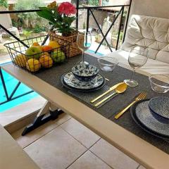 Aya Pool Apartment in Kallithea