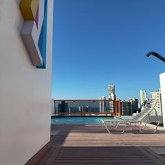 Flat Mobiliado na Barra