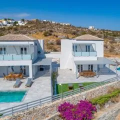 Gianna's Panoramic Seaview Twin Villas with pools